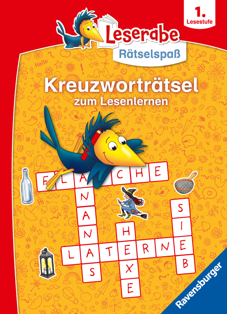Leserabe Rätselspaß - Kreuzworträtsel zum Lesenlernen (1. Lesestufe) (Martine Richter)