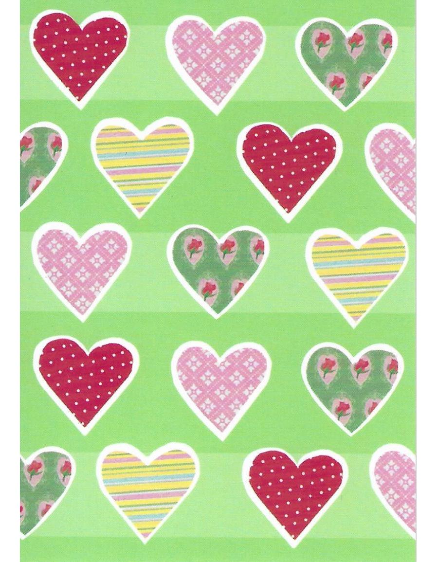 Glückwunschkarte "Herzen" A7