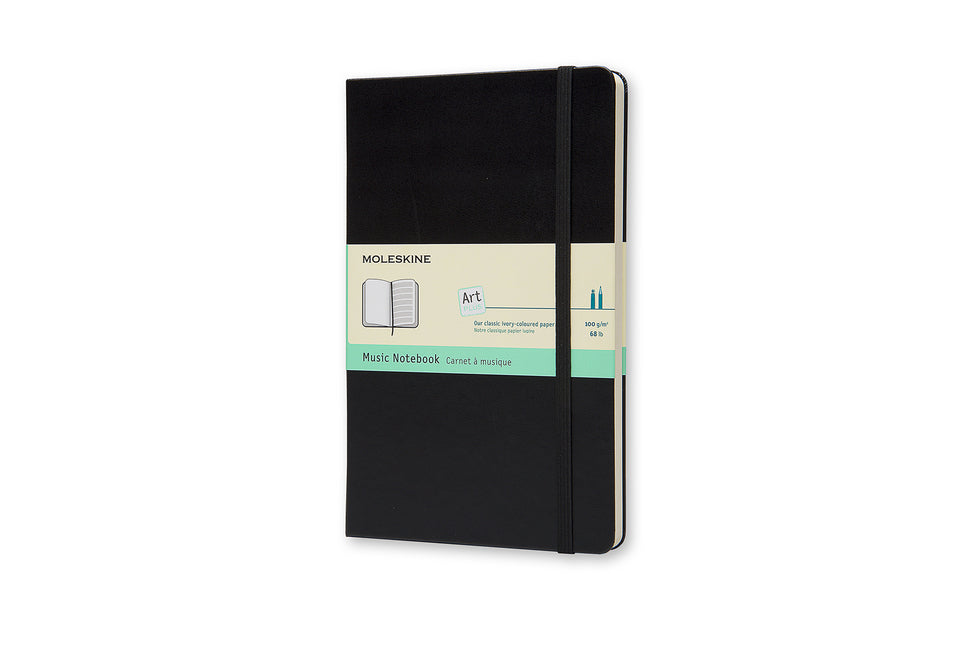 Moleskine Noten-Notizbuch (Pentagram Notebook) Large Size