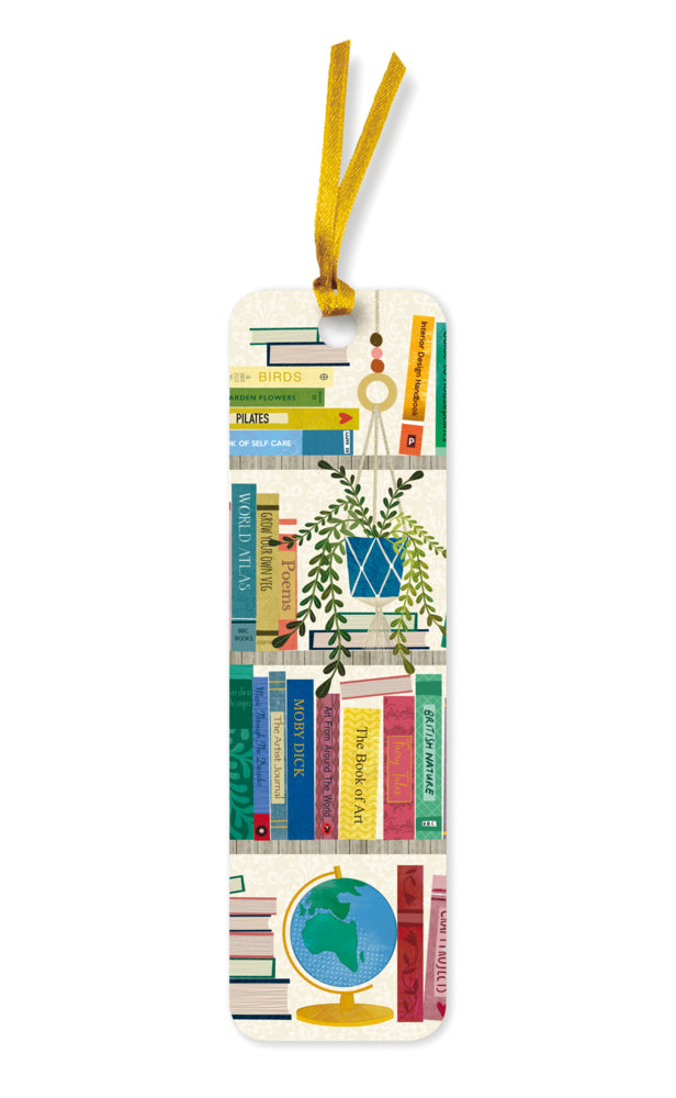 10er-Verpackungseinheit Lesezeichen: Georgia Breeze, Bücherregal (Flame Tree Publishing)