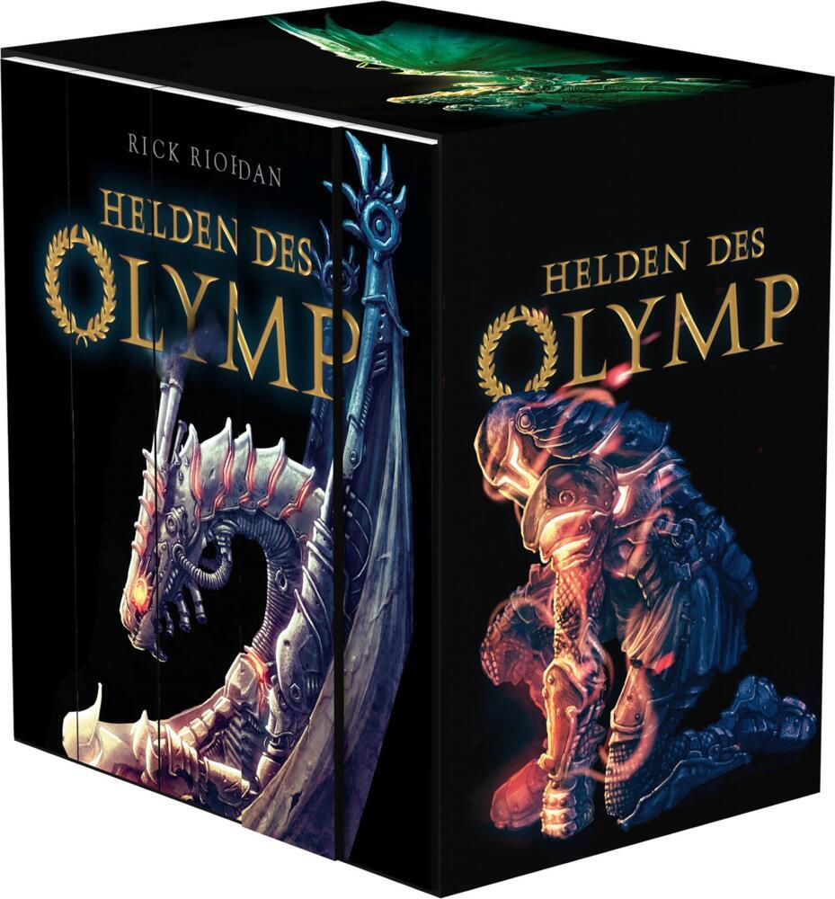 Helden des Olymp: Taschenbuchschuber Bände 1-5, 5 Teile (Rick Riordan)