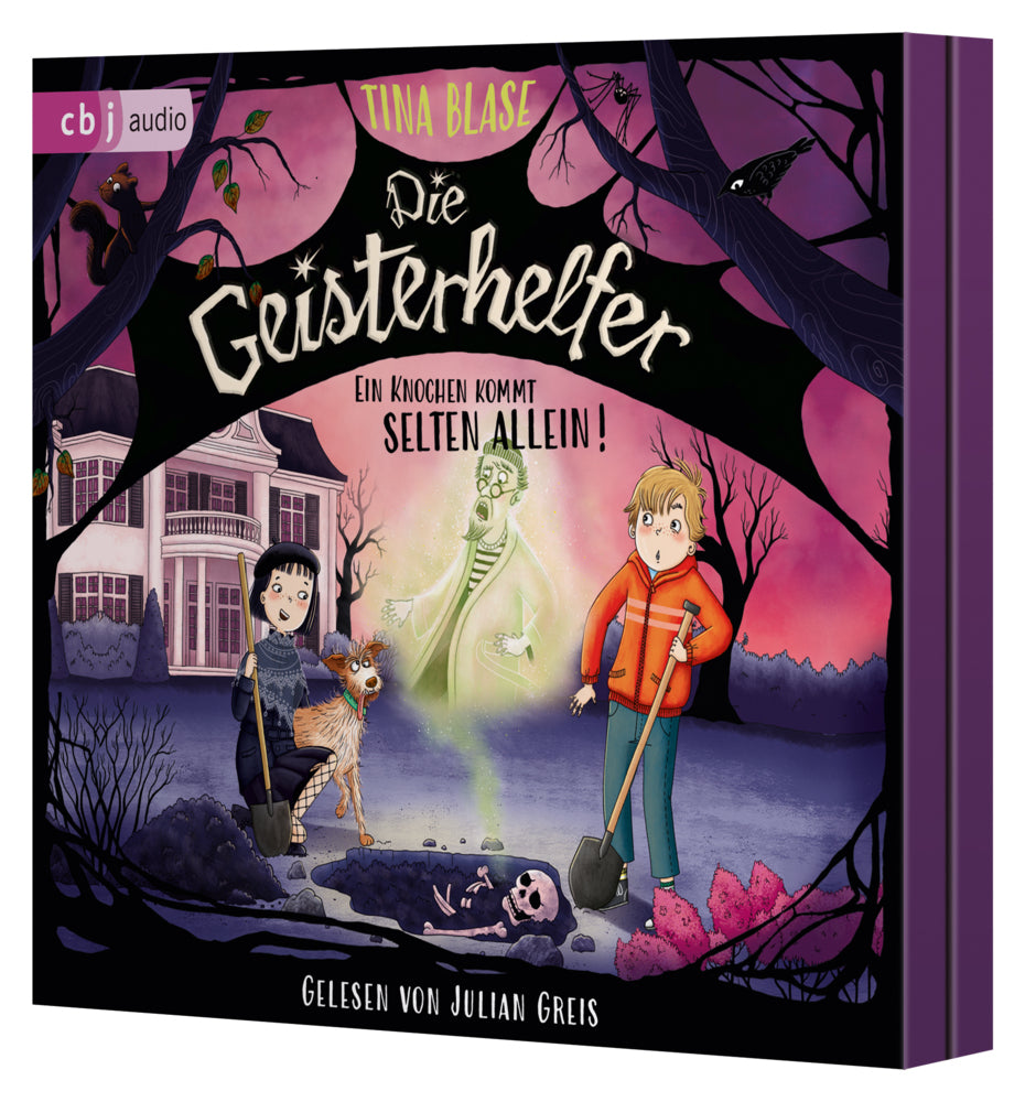 Die Geisterhelfer - Ein Knochen kommt selten allein, 3 Audio-CD (Tina Blase)