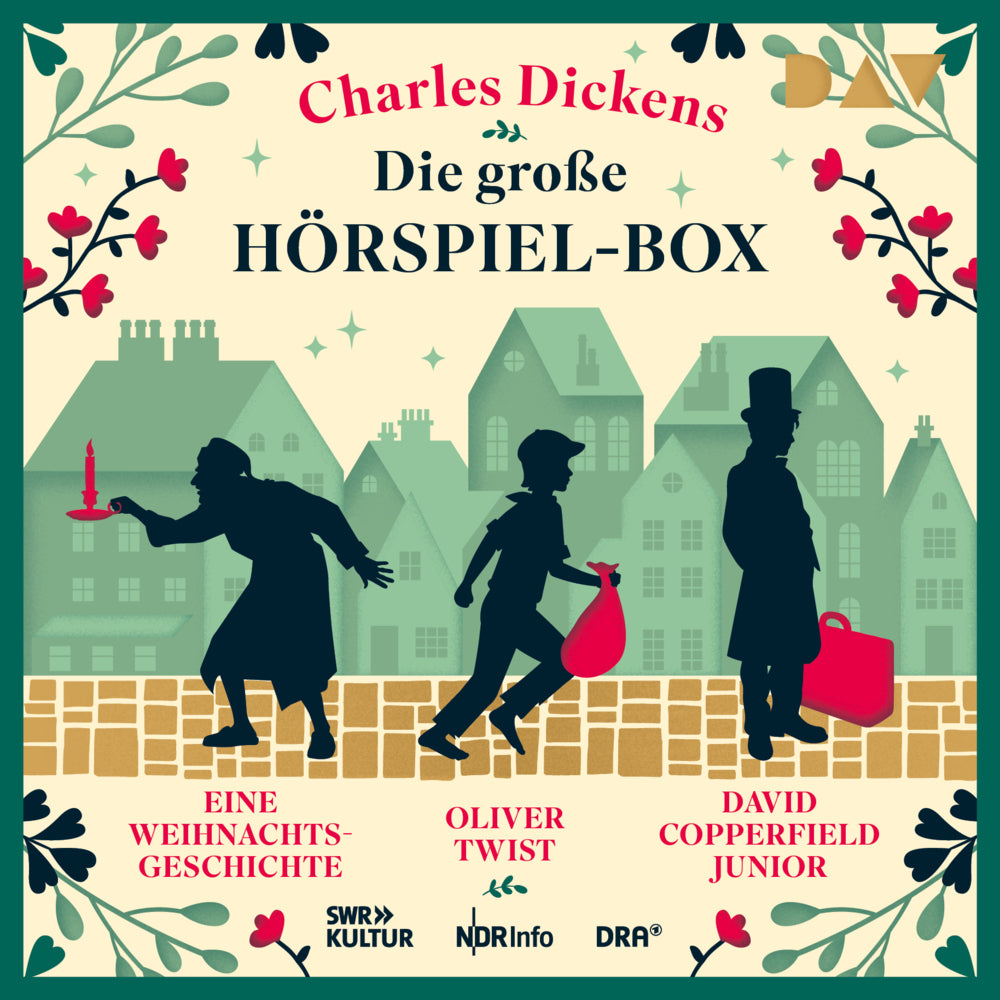 Die große Hörspiel-Box - Eine Weihnachtsgeschichte, Oliver Twist, David Copperfield Junior, 4 Audio-CD (Charles Dickens)