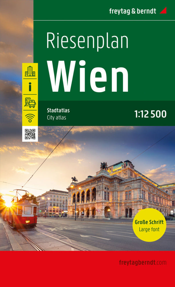 Wien, Riesenplan, Städteatlas 1:12.500, freytag & berndt (Freytag & Berndt)