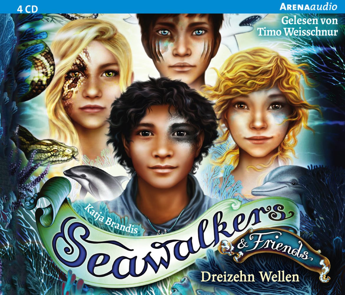 Seawalkers & Friends. Dreizehn Wellen, 4 Audio-CD (Katja Brandis)