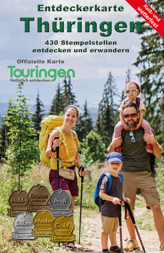Entdeckerkarte Thüringen (Kartographische Kommunale Verlagsgesellschaft Mbh)