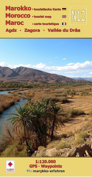 N12: Agdz - Zagora - Vallée du Drâa - 1:120.000 (A. & B. Conrad)