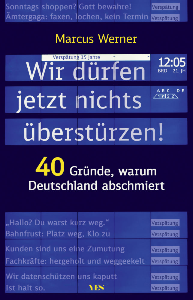 Wir dürfen jetzt nichts überstürzen! (Marcus Werner)