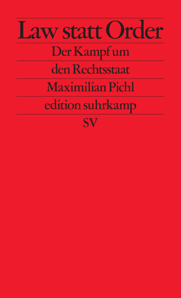 Law statt Order (Maximilian Pichl)