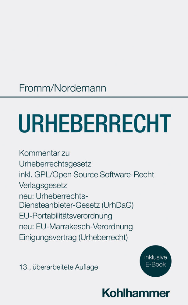 Urheberrecht (Axel Nordemann)