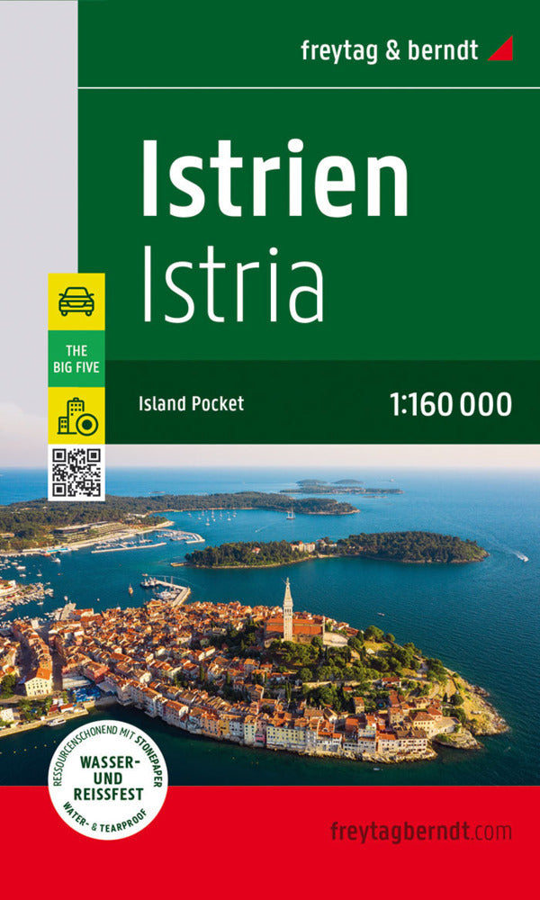 Istrien, Straßen- und Freizeitkarte 1:160.000, freytag & berndt (Freytag & Berndt)