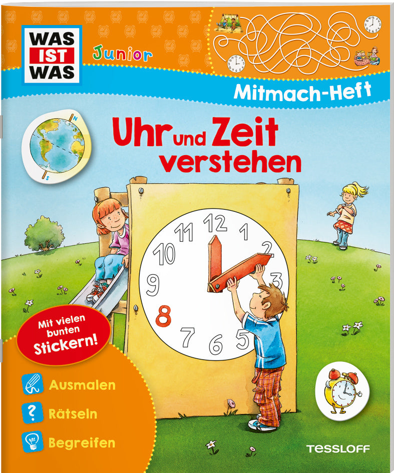WAS IST WAS Junior Mitmach-Heft Uhr und Zeit verstehen (Tatjana Marti)
