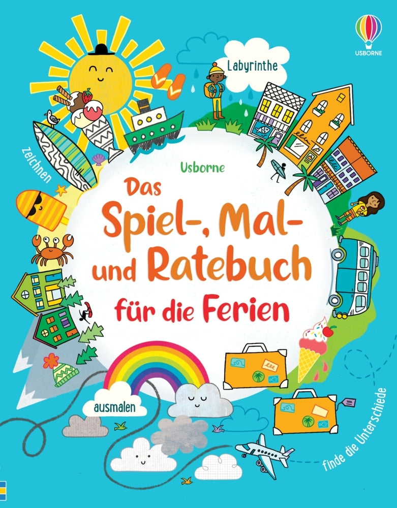 Das Spiel-, Mal- und Ratebuch für die Ferien (James Maclaine)