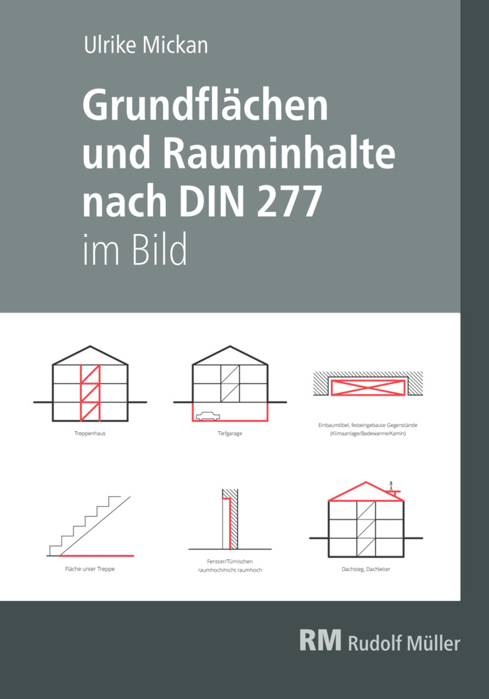 Grundflächen und Rauminhalte nach DIN 277 im Bild (Ulrike Mickan)