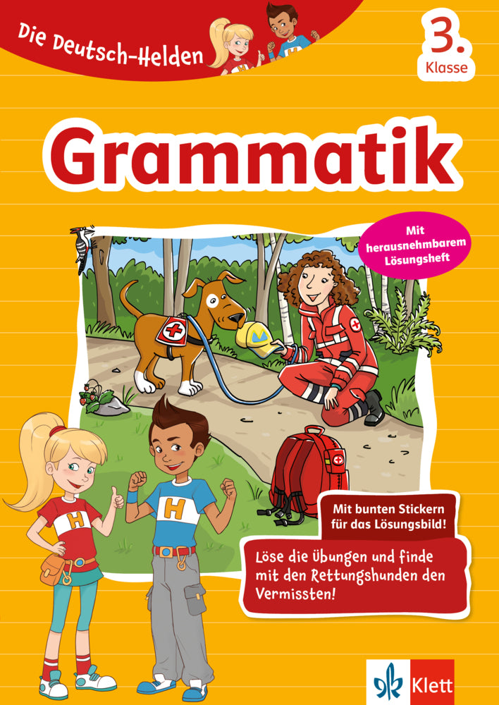 Klett Die Deutsch-Helden: Grammatik 3. Klasse