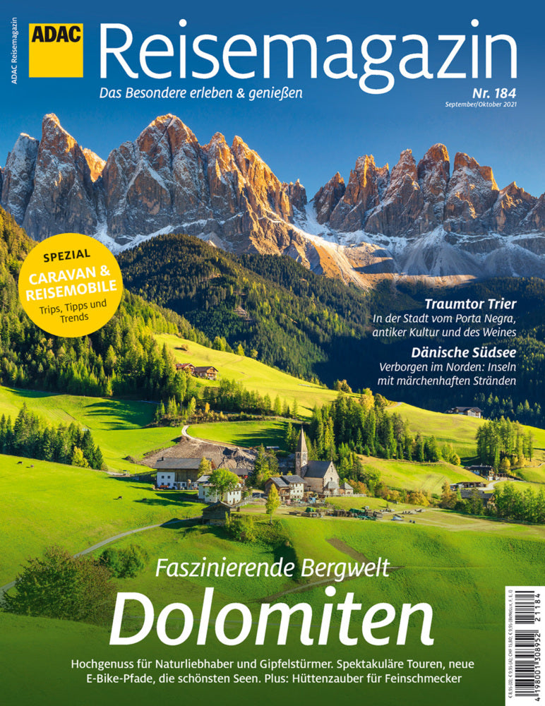 ADAC Reisemagazin 08/21 mit Titelthema Dolomiten (Motor Presse Stuttgart)