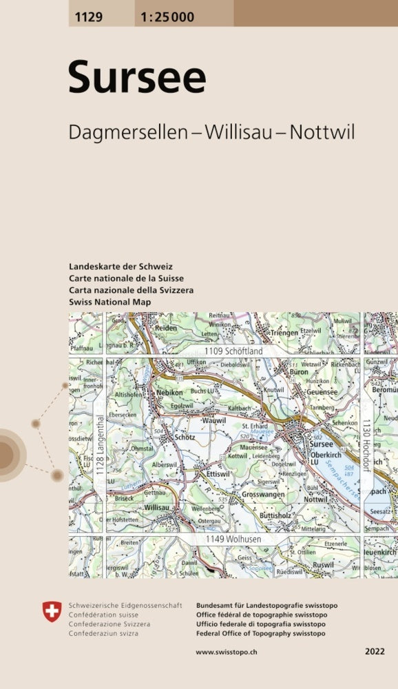 1129 Sursee (Bundesamt Für Landestopografie Swisstopo)