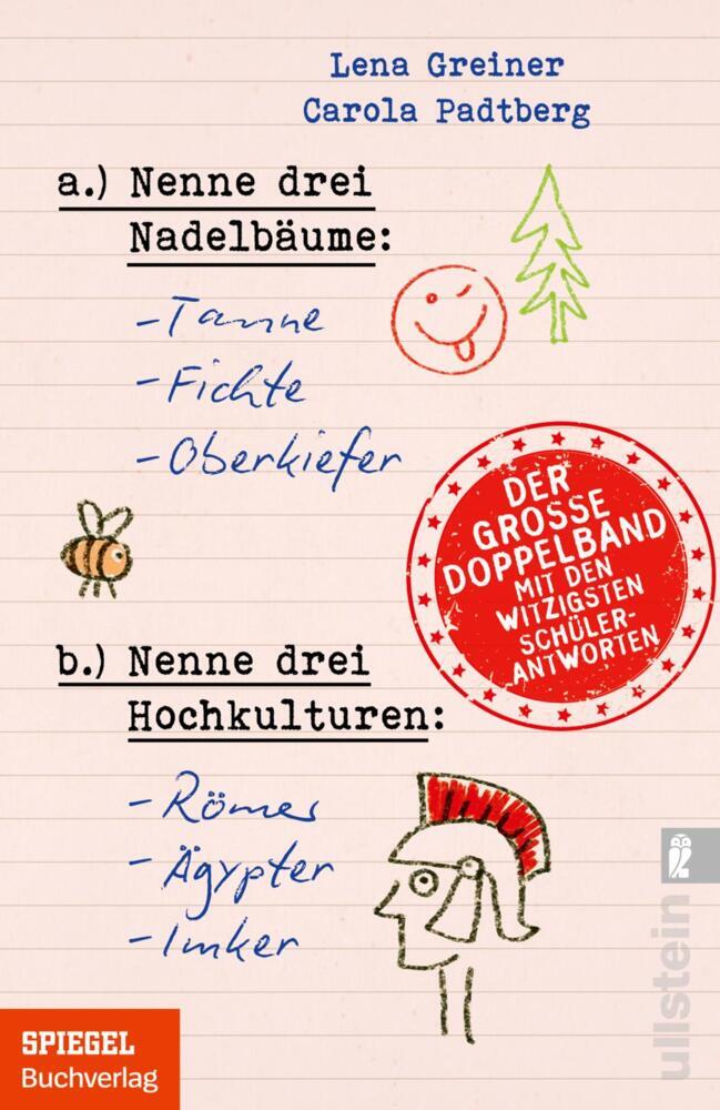 Nenne drei Nadelbäume: Tanne, Fichte, Oberkiefer & Nenne drei Hochkulturen: Römer, Ägypter, Imker (Lena Greiner)