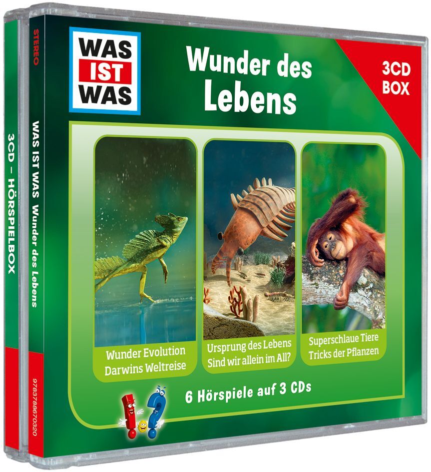 WAS IST WAS 3-CD Hörspielbox. Wunder des Lebens, Audio-CD (Tessloff Verlag Ragnar Tessloff Gmbh & Co.Kg)
