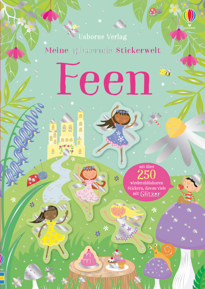 Meine glitzernde Stickerwelt: Feen (Kirsteen Robson)