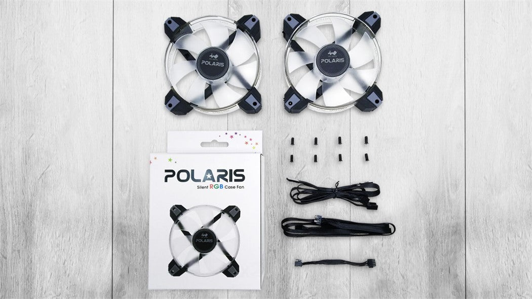 InWin Polaris RGB LED-Lüfter Twin Pack - 120 mm