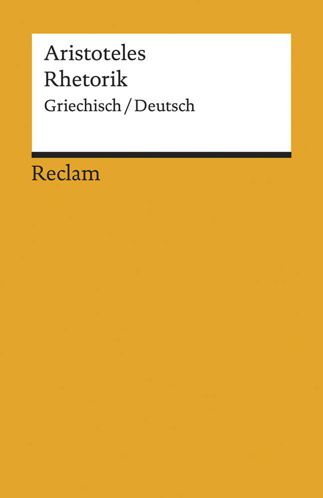 Rhetorik. Griechisch/Deutsch (Aristoteles)
