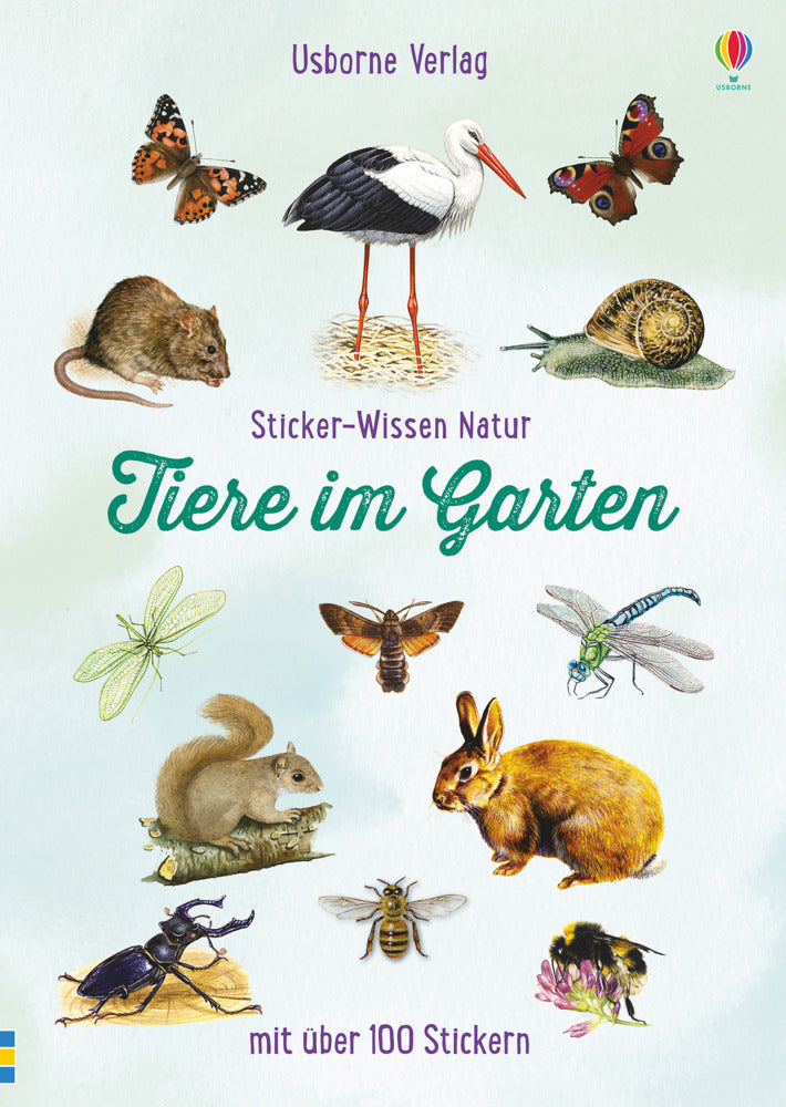 Sticker-Wissen Natur: Tiere im Garten (Phillip Clarke)