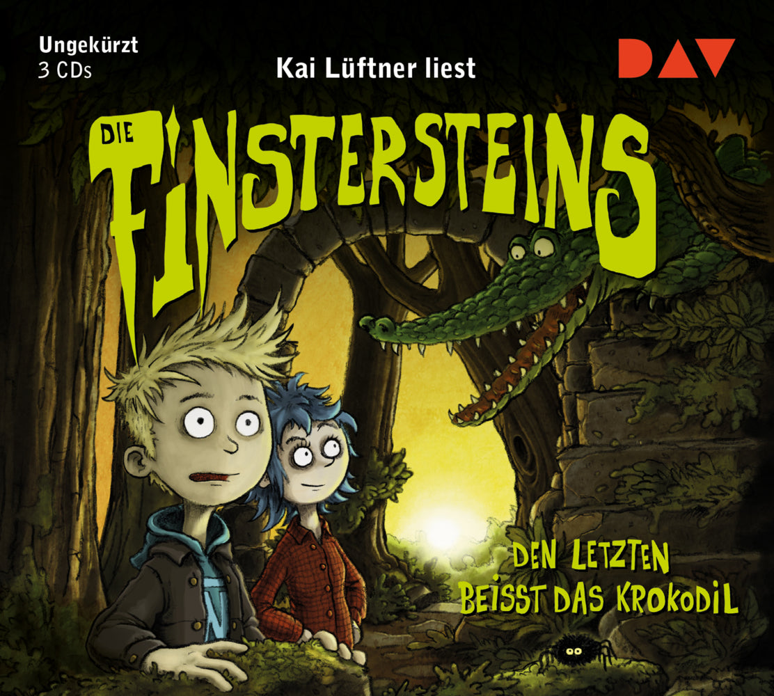 Die Finstersteins - Den Letzten beißt das Krokodil!, 3 Audio-CDs (Kai Lüftner)