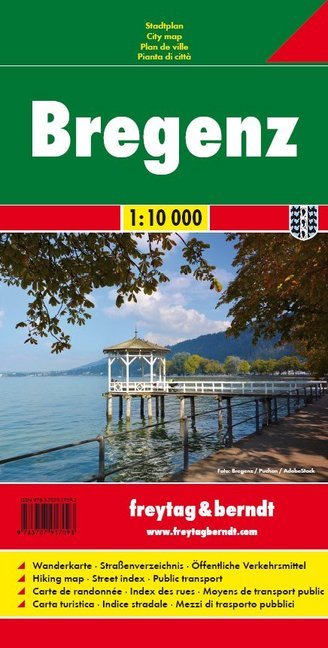Freytag & Berndt Stadtplan Bregenz