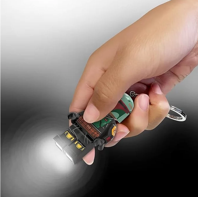 Lego Star Wars - Schlüsselanhänger "Boba Fett" mit LED-Taschenlampe