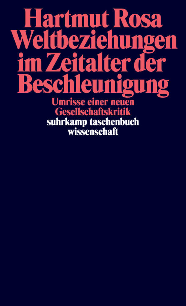 Weltbeziehungen im Zeitalter der Beschleunigung (Hartmut Rosa)