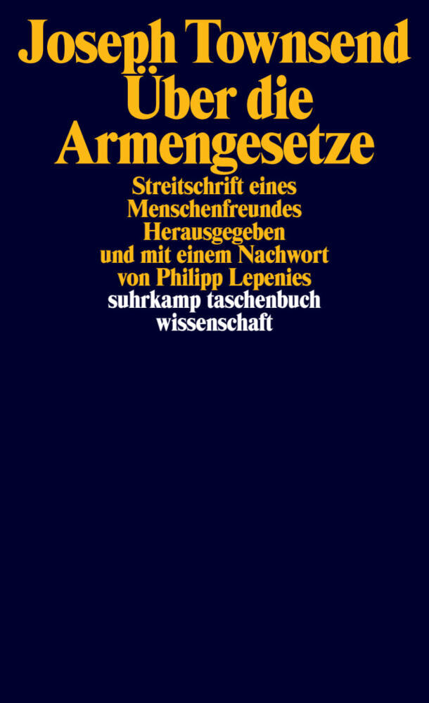 Über die Armengesetze (Joseph Townsend)