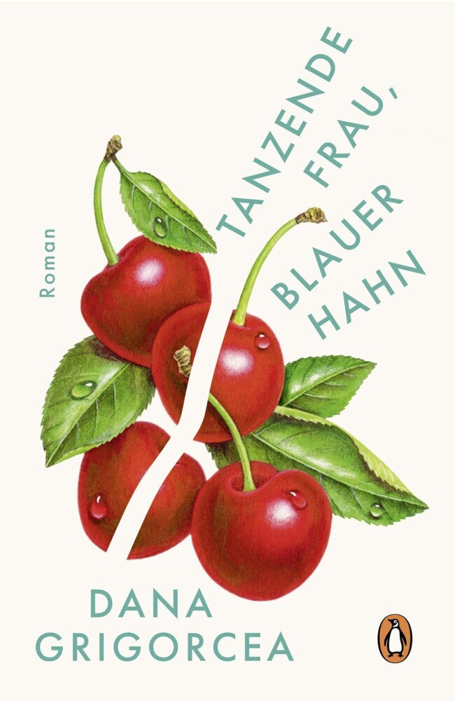 Tanzende Frau, blauer Hahn (Dana Grigorcea)