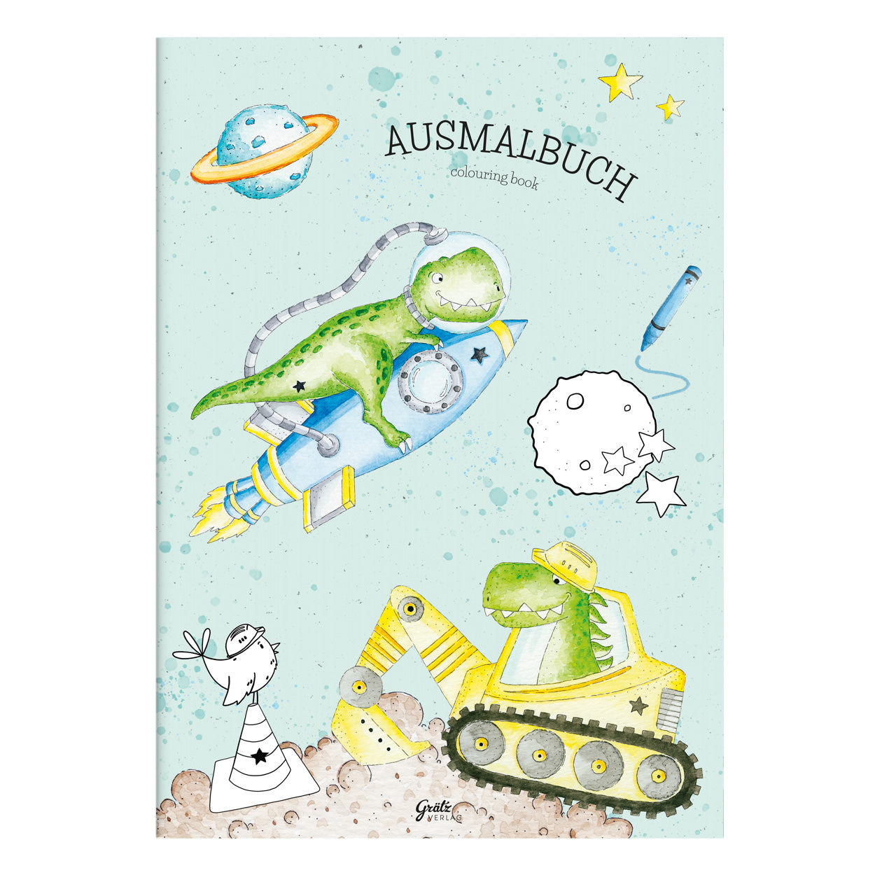 Malbuch "Dinosaurier"