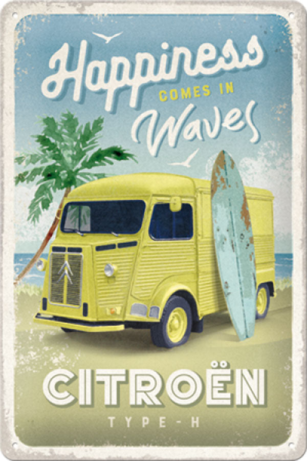 Blechschild "Citroen Type H" (30 x 20 cm)