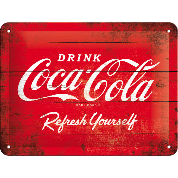 Nostalgic-Art Merchandising Schild Coca-Cola 15 x 20 cm, Metall (15 x 20 cm)