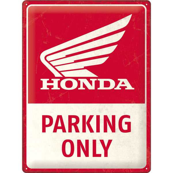 Blechschild "Honda MC Parking Only" (40 x 30 cm)