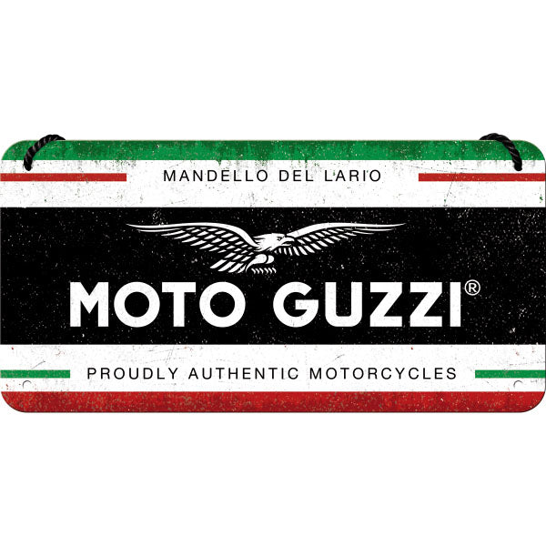 Hängeschild. Moto Guzzi - ItalianMotorcy