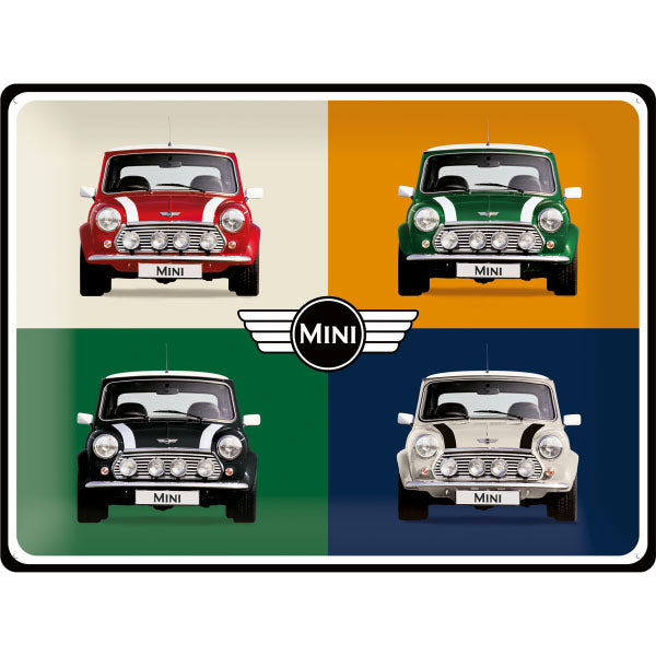 Blechschild "Mini" (40 x 30 cm)