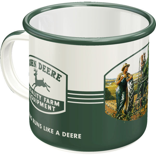 Nostalgic-Art Merchandising Nostalgic Art Universaltasse John Deere 360 ml, 1 Stück, Grün/Weiss (360 ml, 1 x)