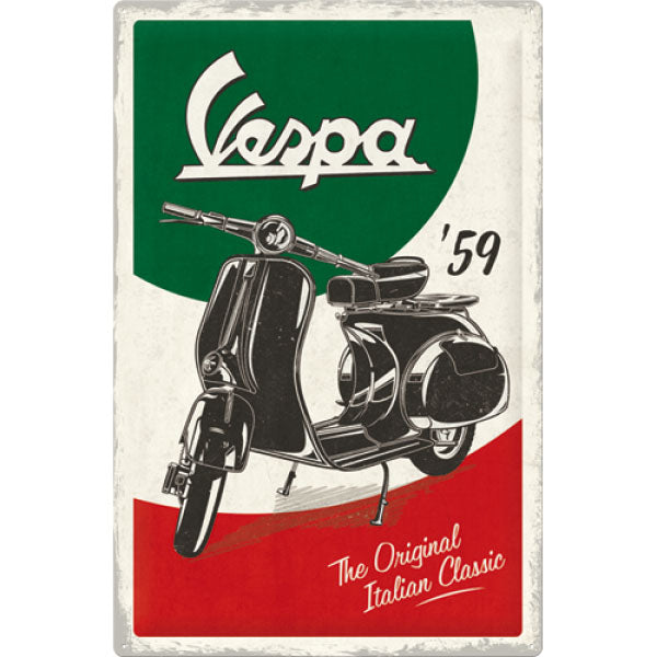 Blechschild "Vespa" (60 x 40 cm)