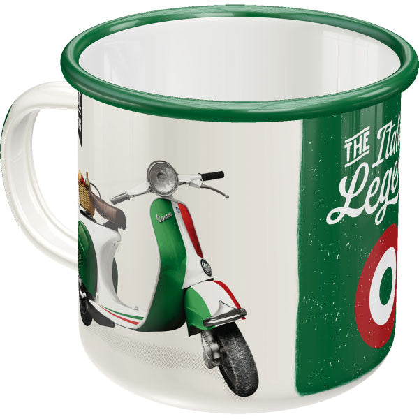 Nostalgic-Art Merchandising Universaltasse Vespa 360 ml, 1 Stück, Gelb/Grün (360 ml, 1 x)