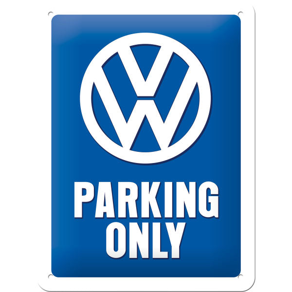 Nostalgic-Art Merchandising Schild VW Parking Only 15 x 20 cm, Metall (15 x 20 cm)