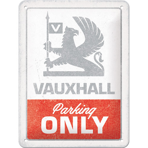 Blechschild "Opel Vauxhall" (15 x 20 cm)