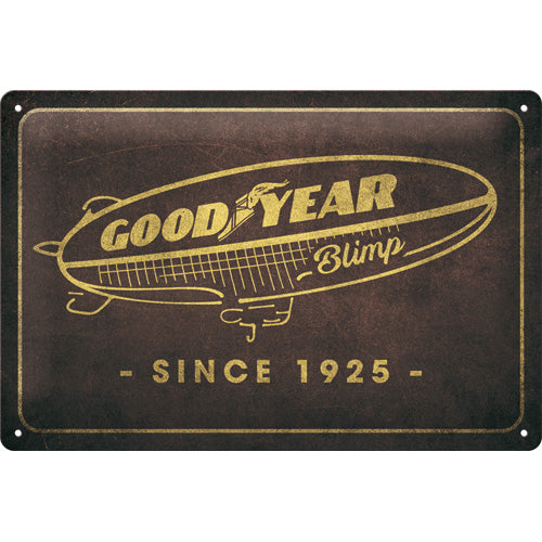 Blechschild "Goodyear Blimp since 1925" (20 x 30 cm)