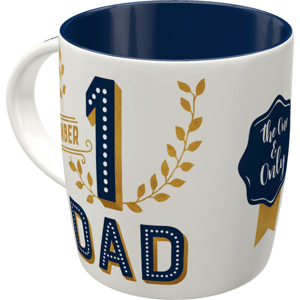 Tasse 330ml. Number 1 Dad