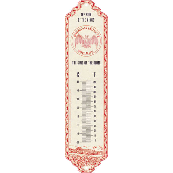 Thermometer "Bacardi - The King of the Rums"