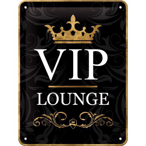 Blechschild 15x20. VIP Lounge