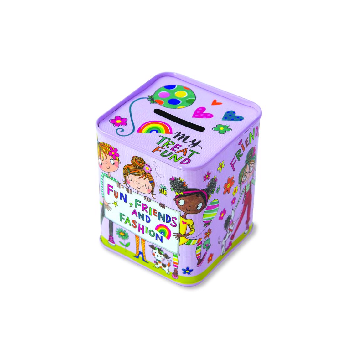 Spardose Treat Fund Friends (9.2 x 7.7 x 7.7 cm)
