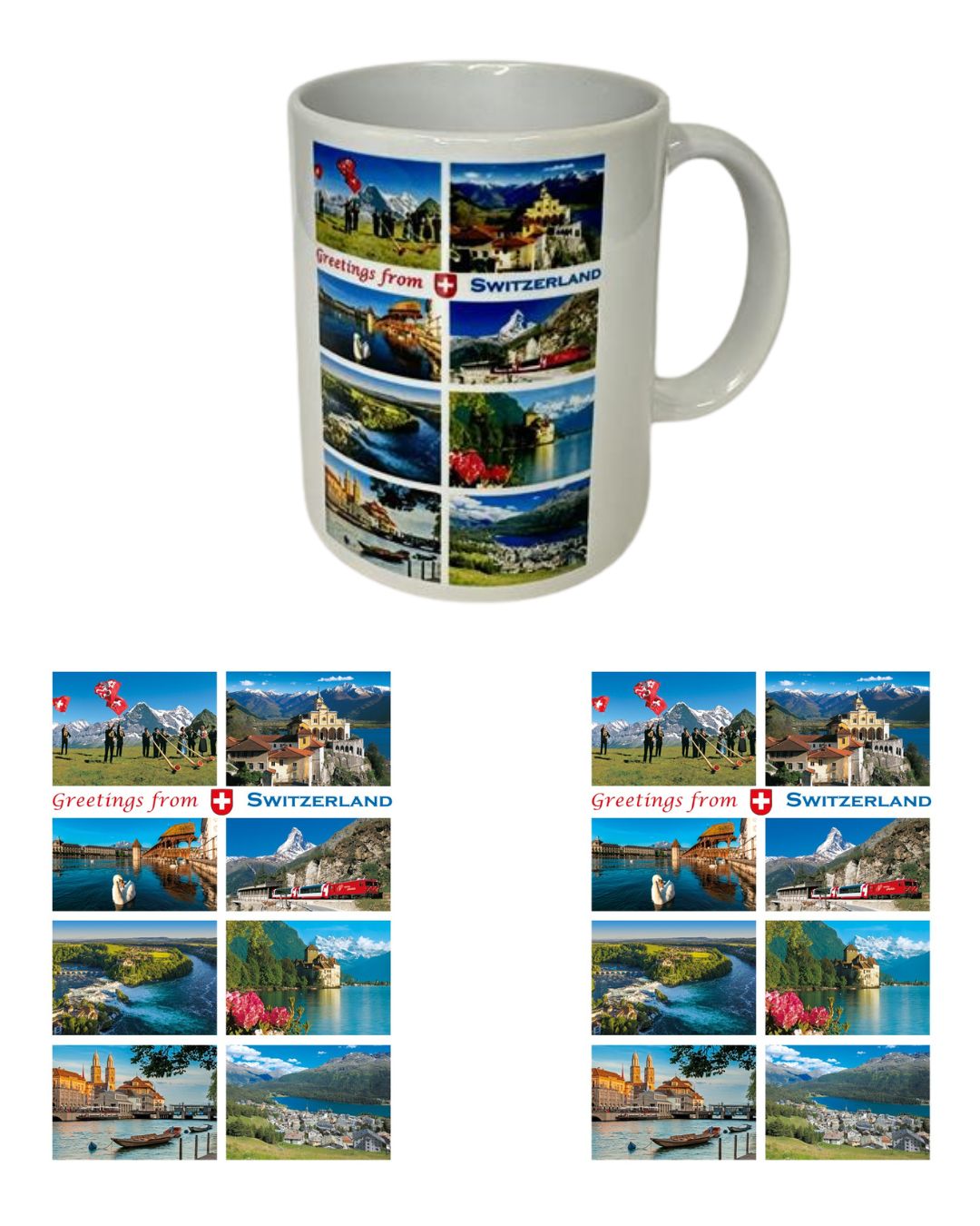 Tasse "Greetings Switzerland"